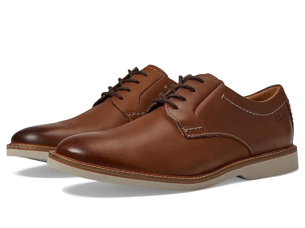 Clarks Atticus LT Lace (Dark Tan Leather 1) Men's Shoes